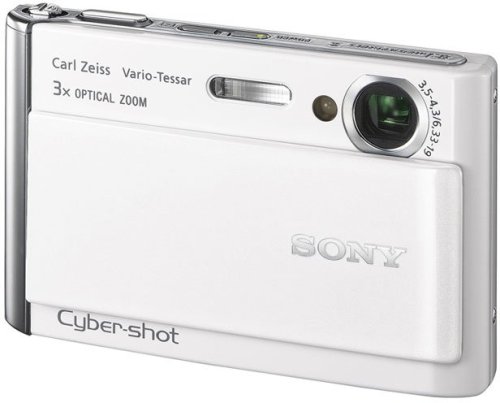 SONY �f�W�^���J���� �T�C�o�[�V���b�g T70 �z���C�g DSC-T70-W