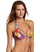 Trina Turk Women's Fiji Flower Ring Front Halter Top, Multi, 12 Trina Turk Women's Fiji Flower Ring Front Halter Top, Multi, 12