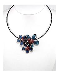 Flower Choker Necklace In Zinc