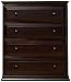 Davinci Signature 5-Drawer Tall Dresser in Dark Java