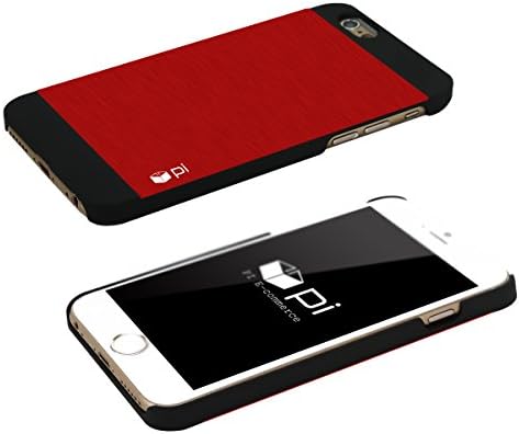 iPhone 6 Case, Onepi Slim Aluminum Case with Hybrid Metal Stainless Steel Frame Extra Slim Fit for iPhone 6(4.7) Case - Red