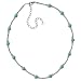 December Sky Sterling Silver Turquoise Beaded Station Necklace image 3