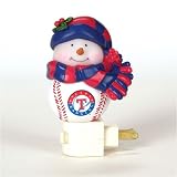 Texas Rangers MLB Home Run Snowman Night Light (5)