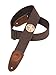 Levy's Leathers Cotton Guitar Strap with Peace Sign Patch,Brown