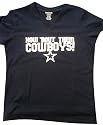 Dallas Cowboys How Bout Them Cowboys Navy Ladies / Women Shirt