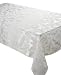 69" Round Damask Tablecloth Cream