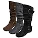 Anne Michelle by Journee Slouch Boot with Buckle