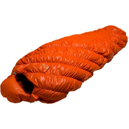 MontBell Super Spiral Hugger #1 Down Sleeping Bag: 15 Degree Orange, Long/Left Zip