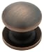 Liberty Hardware solid brass Knob, Bronze with Copper Highlights, 1 inch diameter