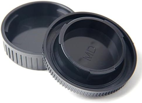 Black Rear Lens Cap Cover Camera Body Cover for KONICA MINOLTA MD MC