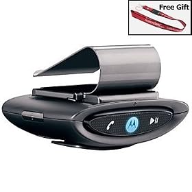 Motorola Motorokr T505 Bluetooth In-Car Speakerphone (89149N) with gift for AT&T Tilt Audiovox HTC Faraday / Cingular 2125 Audiovox HTC Wizard Cingular 8100 / 8125 Blackberry Curve 8300 8310 8320 HTC Cingular 3125 HTC TyTN Cingular 8525 Helio Fin