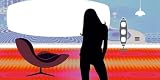 Poster / Kunstdruck panorama lounge in der Größe (BxH): 140 x