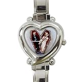 Limited Edition Nero Corvo Italian Charm Heart Watch Goth Love Coffin