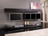 Grand Wall Unit in Wenge Finish: Wenge
