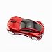 CHUYI Wireless Sport Car Shaped Mouse 1600DPI 3 Button Optical Mouse Ergonomic Gaming Mice with USB Receiver for PC Computer Laptop Gift (Red)