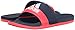 adidas Women's Adilette Supercloud Plus, Midnight Grey/Flash Red/White, 9