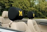 University of Michigan Wolverines Auto Headrest Covers