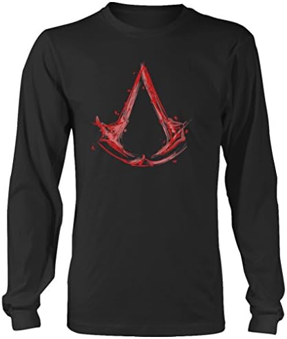Assassins Creed Logo Red Mens &amp; Womens long shirt long sleeve shirt