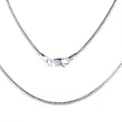 .925 Silver 1.5mm Round Snake Chain, 16 , 18 , 20 or 24 IN