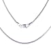 .925 Silver 1.5mm Round Snake Chain, 16 , 18 , 20 or 24 IN