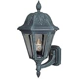 IMAGE OF Floral Small Bottom Mount Wall Bracket-Short Tail Finish: Copper, Glass: Plain