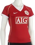 Nike Women's Man Utd Home Ss Jersey Red - Small