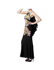 V-neck General Print Stretchy Chiffon Evening Dress/Maxi Dress 