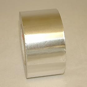 JVCC AF20 Aluminum Foil Tape (2 mil Linered): 3 in. x 50 yds. (Silver)