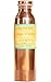 100% Pure Copper Ayurvedic Water Bottle - Leak-Proof Seal Cap - 18 Ounce 550mL