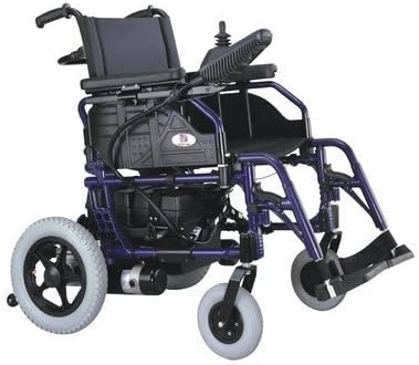 Heartway HP5/S-20 HP5 Escape DX Foldable Power Wheelchair-Lightweight Aluminum - Silver