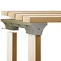 Finley Products Inc. 7319 2x4basics ShelfLinks, Sand, 6-Pack