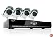 SVAT CV301-8CH-002 Web Ready 8 Channel H.264 500GB HDD DVR Security System with Smart Phone Access and 4 Indoor/Outdoor Hi-Res Night Vision CCD Surveillance Cameras