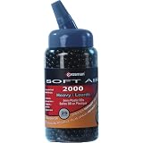 Crosman 2000 Count .25 gram Airsoft BB's, Black