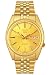 Seiko Men's Automatic Goldtone Gold Dial Watch #SNXJ94