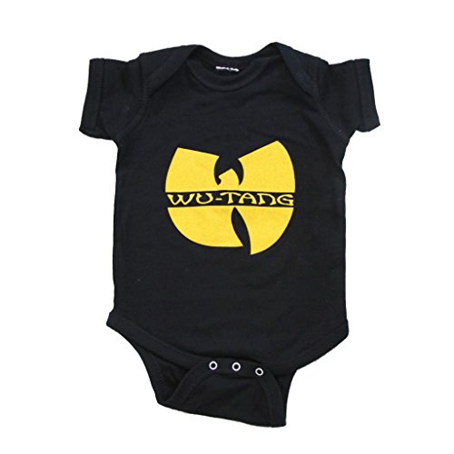 Wu-Tang Clan Logo Black Infant Baby Onesie Romper (18-24 Months)