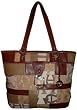 Etienne Aigner Purse Handbag Weston Patchwork Collection Multi-colored