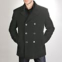 BGSD Men's Wool Blend Pea Coat
