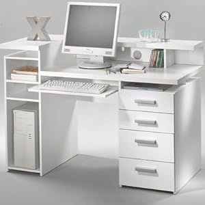computer desk white