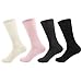 BambooMN Women's Bamboo Socks - Rayon from Bamboo Fiber - Moisture Wicking Classic Casual Dress Socks