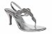 Unze Evening Wear - L9455-Silver-7.0