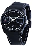 Police 'Pursuit' Gents Black Silicon Strap Watch With Black Dial