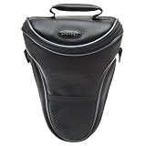 Rokinon Leather-Style Holster SLR Carrying Case for Nikon D5000, D3000, D300S, D300, D200, D90, D80, D60, D40, D40X, D70S, D70, D50 & D100 Digital SLR Cameras
