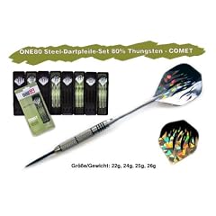 ONE80 Steel Dart Dartpfeile 80% Thungsten 3er Pack - COMET