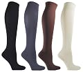 Compression Socks | Womens Compression Stockings Assorted 4 Pack