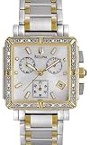 Diamond Bulova Women’s Bracelet Case Mother of Pearl Dial Watch # 98R123