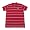 Antigua Alabama Classic Pique Stripe Polo shirt (Small, Cabernet/White)