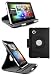 HHI HTC Flyer / HTC Evo View 4G Multi Angle 360 Stand Up Case with Stylus Pen Holder - Black (Free HandHelditems Sketch Universal Stylus Pen)