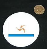 3 button / pin printed with Anguilla