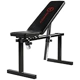Marcy Eclipse UB5000 Adjustable Weight Bench - Black/Red