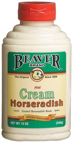 Beaver Brand Cream Style Horseradish, 12-Ounce Squeezable Bottles (Pack of 6) by Horseradish Cream
